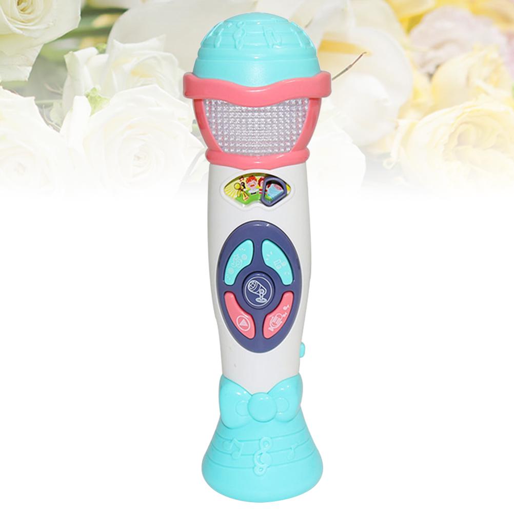 1pc Microphone Toy Chic Voice Changing Recording Stylish Educational Microphone for Kids Toddlers