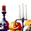 Ghost Shaped Ghost Taper Candles Battery Operated White Spooky Candles with Remote and Timer Halloween Dinner Decoration Indoor