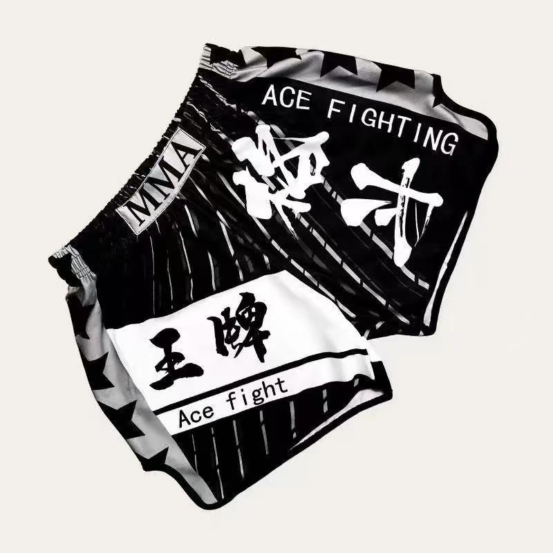 MMA Boxing Shorts Men Women Training Gym Fighting Muay Thai Quick Dry Combat Sports Pants
