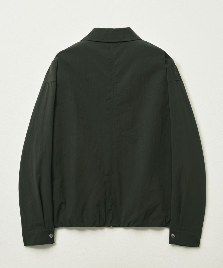 Satur Theo Nylon Coach Jacket Deep Green