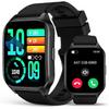 SOUYIE Smart Watch (Answer/Make Call), 2.06" Curved AMOLED Screen Smartwatch for Men Women, 100+ Sport Modes Fitness Tracker, Heart Rate Sleep SpO2