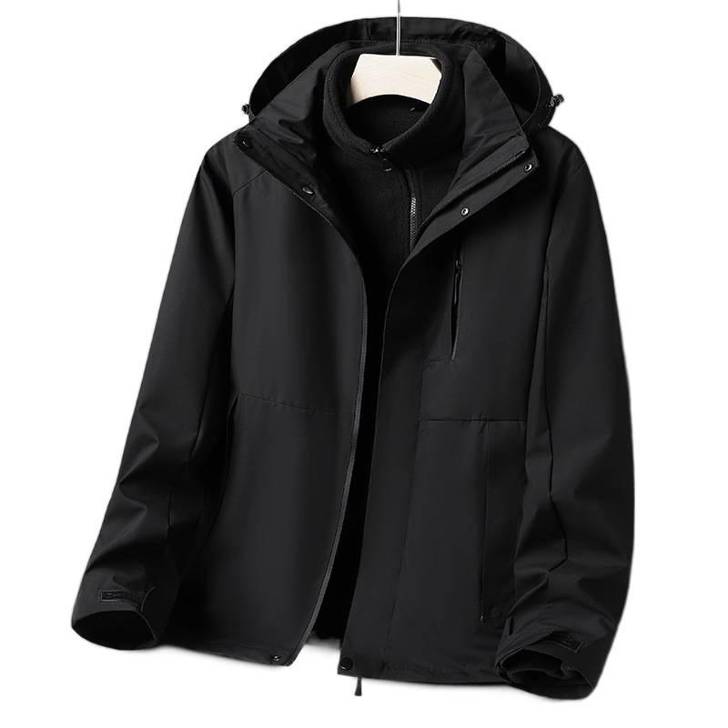 Pierre Cardin Men's 3-in-1 Fleece-Lined Windproof Jacket for Autumn/Winter