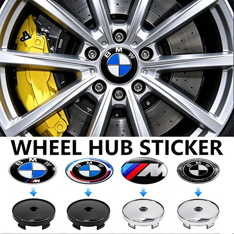 56mm 60mm Car Hubcap Styling Wheel Center Hub Caps Emblem For BMW M E34 E36 E60 E90 X5 X6 M3 M5 M6 E71 F01 F02 Rim Cover Sticker