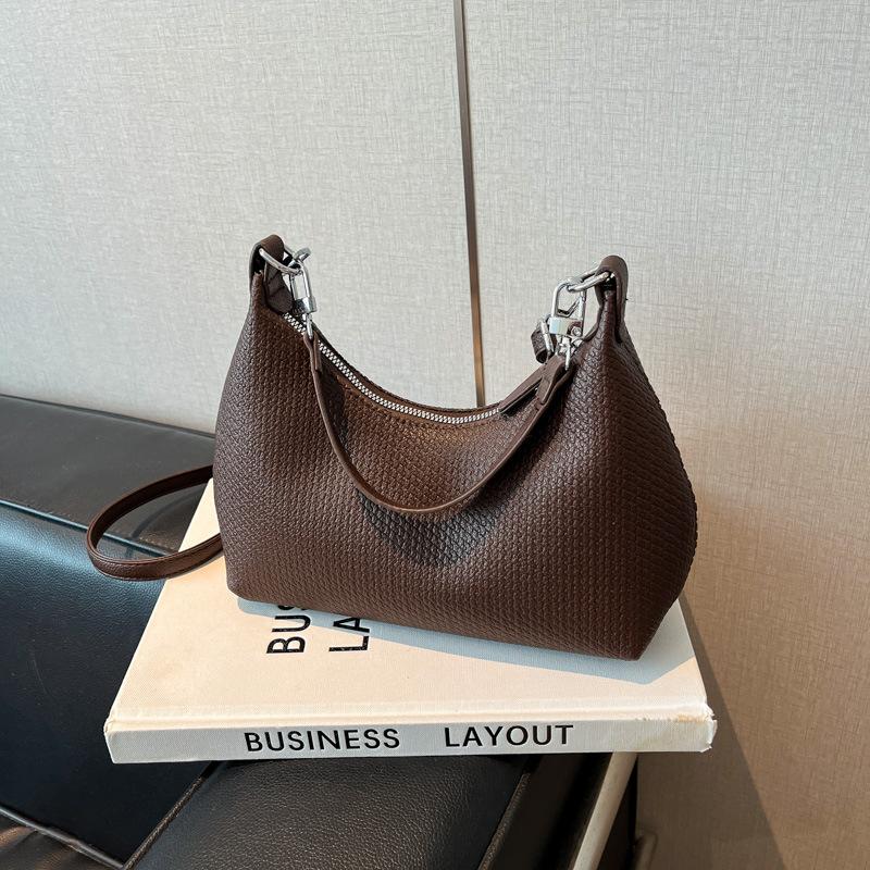 Premium bag women's new fashion versatile shoulder underarm bag Maillard crossbody dumpling bag