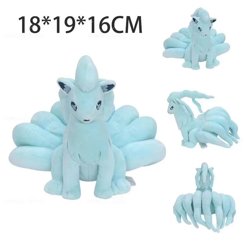 New Pokemon Plush Hisuian Zorua Cubone Gyarados Shiny Shinx Ninetales Skeledirge Butterfree Mewtwo Anime Stuffed Kid Xmas Gift
