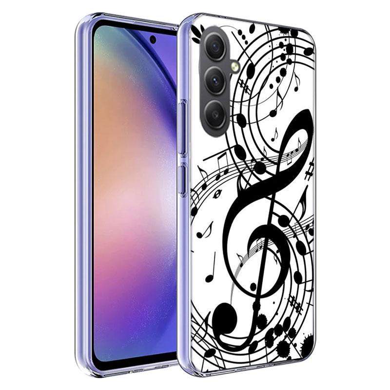 Klaviertasten Musikalische Handyhülle Für Samsung A70 A50S A40 A30 A20E A16 A26 A36 A56 A17 Galaxy Note 20 10 9 8 A71 A51 A41 A31 A21S A