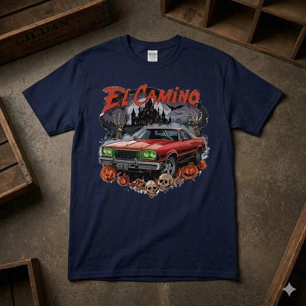 1978-87 Chevy El Camino Muscle Car T Shirt Garage Tee S