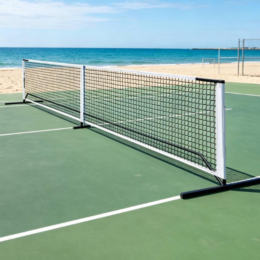 Portable Pickleball Net Easy to Install Sports Equipment Long-Lasting Steel