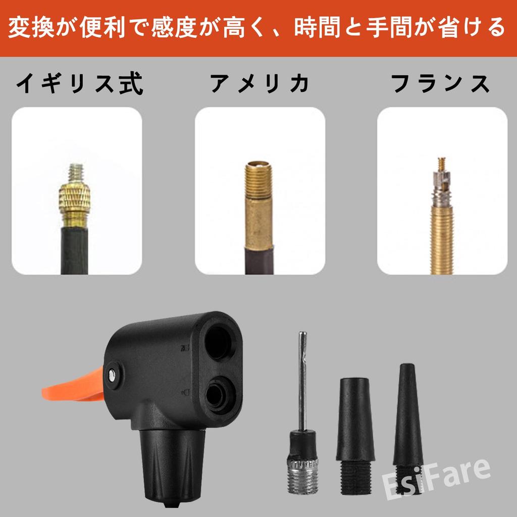 EsiFare Valve Adapter Presta-American-English Bicycle Inflator Conversion Adapter Valve Inflator