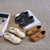 Retro Fashion Leather Children's Leather Shoes Soft Sole Boys Black British Style Performance Shoes