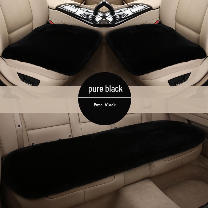 Set Universal de Perne de Pluș din Lână pentru Scaune Auto pentru Dongfeng Nissan Livina - Cald de Iarnă, Trei Piese