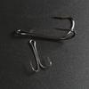 50Pcs/Box Mix Treble Fishing Hooks Kit Treble Hooks Fishhook For Artificial Hard Bait Bass Trout Saltwater Triple Fishing Hooks