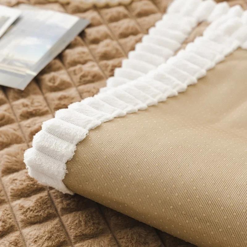 Plyšový polštář na pohovku Nový protiskluzový potah na pohovku Plný potah Ručník na pohovku