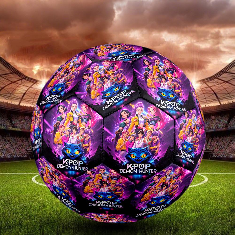 Kpop Soccer Ball Size 5 Football Machine Sewn Indoor/Outdoor Universal Football Sports Enthusiast Gifts Distinctive Home Decor And Party Gift