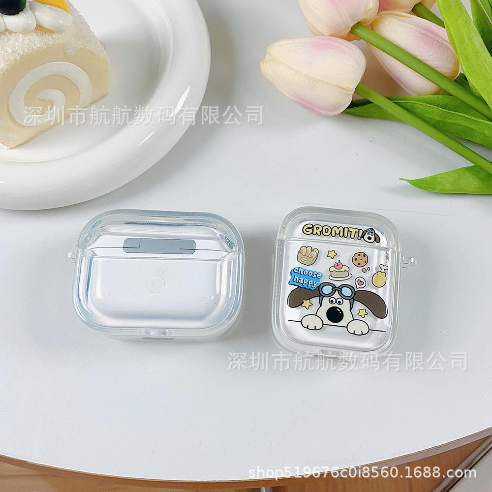 Head dog applies AirPods 1 protective case apple earphone case airpodspro1 soft silicone 1 fourth generation ipod