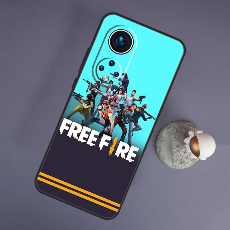 Free Fire Game For Huawei Honor Magic 5 Lite 70 50 X8 X9 a P20 P30 P40 P50 P60 Pro P Smart Nova 9 5T Case