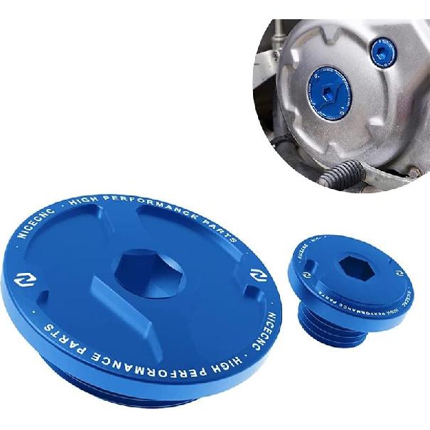 Красный комплект заглушек двигателя NICECNC, совместимый с Yamaha Raptor 700 2006 2007 2008 2009 2010-2023, 700R 2009-2023, 700R SE 2017-2023, YFZ450R синий
