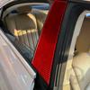 Autocollant de pilier B pour Mercedes-Benz CLS C219 2004 – 2009, ensemble de 4 pièces, garniture de couverture, intérieur de voiture en Fiber de carbone véritable
