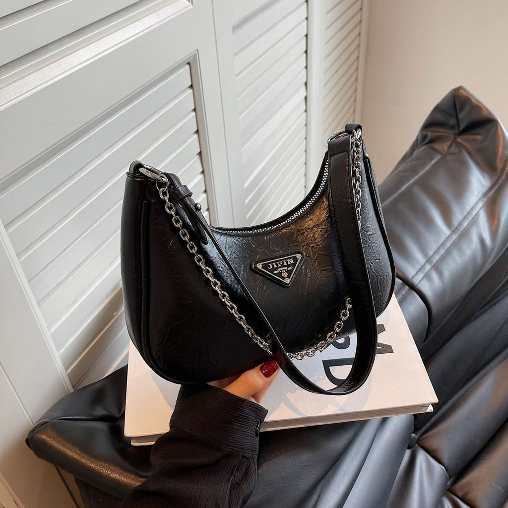 New High-end Niche Design Bag Women's Popular Versatile Oblique Span Bag Shoulder Armpit Bag