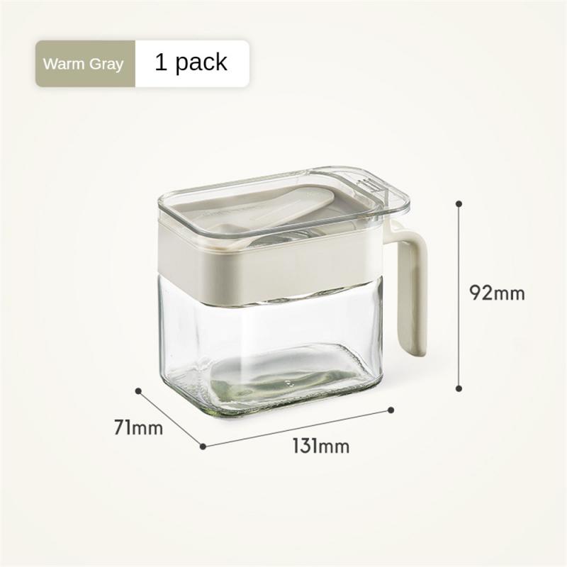 

Light Luxury Seasoning Tank Durable Materials Convenient Storage Multipurpose Best Selling Glass Popular Choice Seasoning Box
