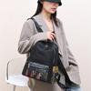 Schoolbag casual double back Korean summer outing retro women's backpack large capacity multi-purpose portable hand carry crossbody backpack