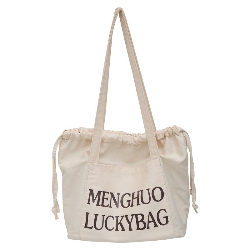 Джинсовая сумка женская сумка через плечо с завязками большая вместительная сумка-тоут — фото 25