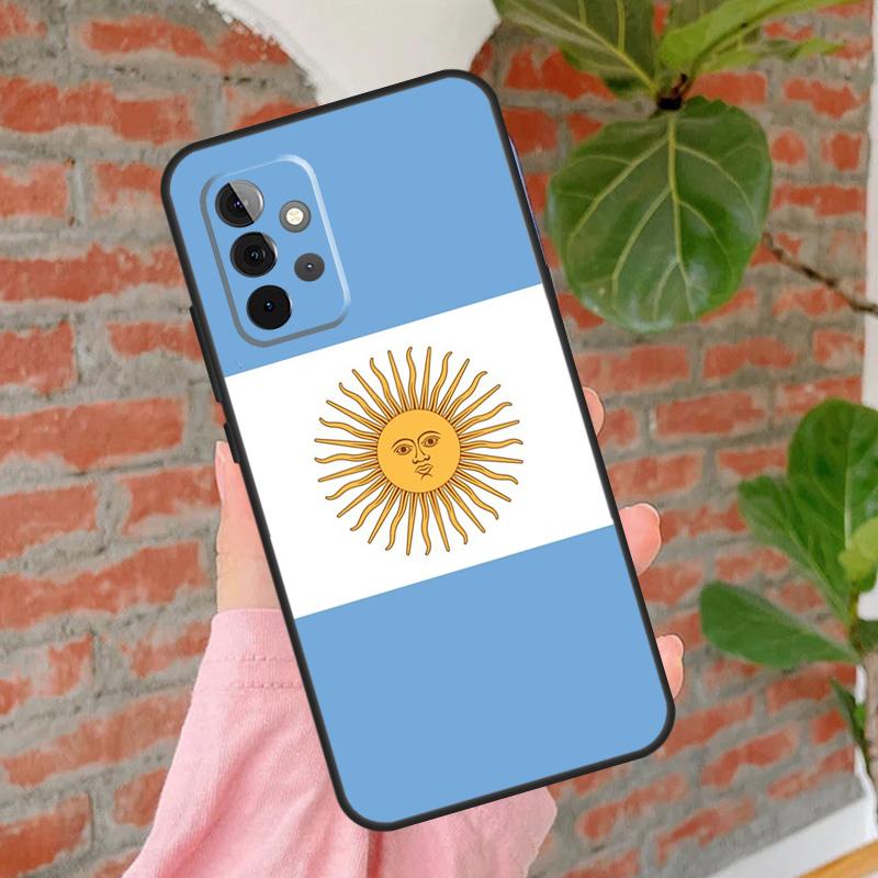 Argentina Flag Phone Case For Samsung Galaxy A54 A34 A14 A55 A35 A25 A15 A52 A32 A12 A51 A71 A13 A33 A53
