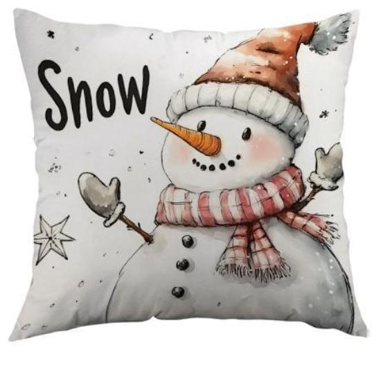 

Christmas Pillow Cover Santa Claus Christmas Tree Living Room Sofa Decoration Cushion Cover 45*45cm