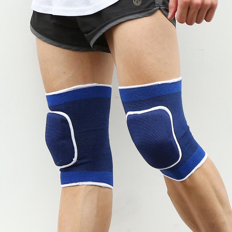 Premium Polyester-Cotton Adult Sports Knee Pads with Anti-Collision Sponge