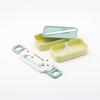 Skater Bento My Neighbor Totoro Studio Made in Box, 600ml, Antibacterial, Two-Tier, Women's, Marching, Ghibli, Japan, YZW3AG-A