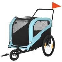 PawHut 2 in 1 Dog Trailer