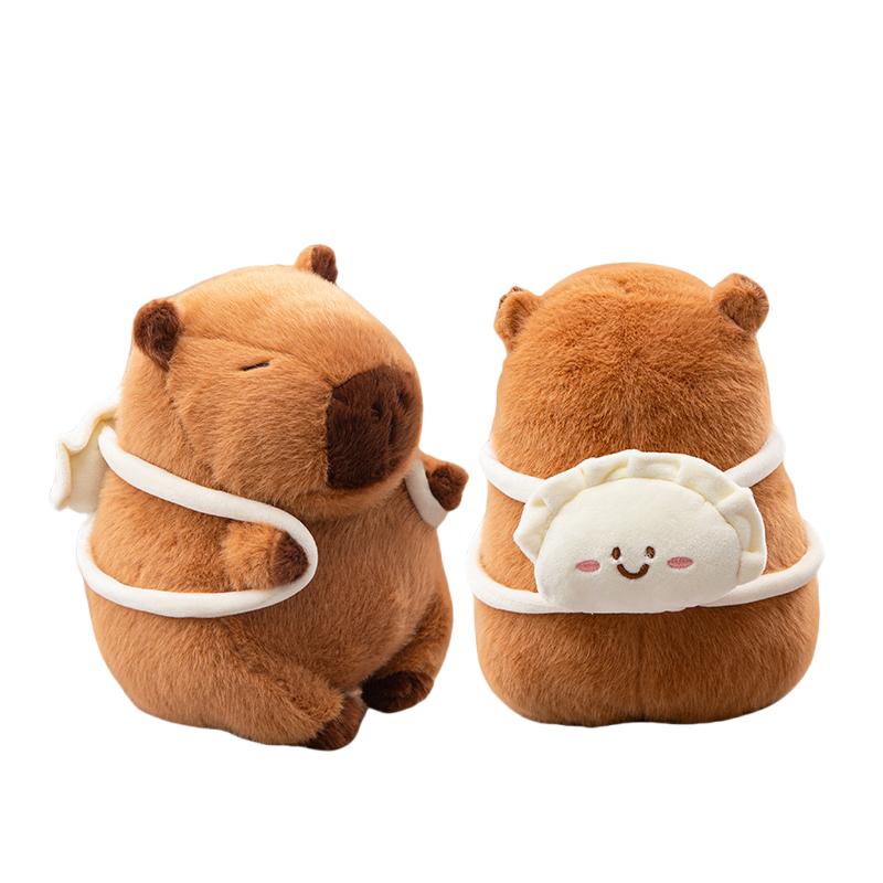 

25/35/45/60 см Плюшевые игрушки Капибара Каваи Мягкие куклы Водный дельфин Домашний декор Игрушка Мультяшная подушка с животным Подарок на день рождения для детей 25cm