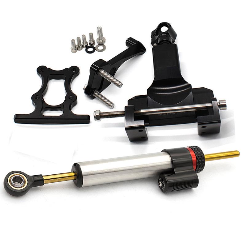 FOR Yamaha MT-07 MT07 FZ07 FZ-07 2014 2015 2016 2017 2018-2020 Steering Damper Shock Absorber Bracket Support Mounting Kit Set