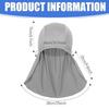 3PCS Sport Skull Cap Moisture Wicking Helmet Liner Hat For Men Women And Kids Sun Protections with Neck Shielding