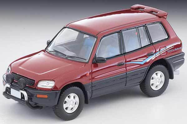 Tomica Toyota RAV4L V 1995 Model 1/64 LV-N354a Wine/Gray