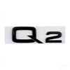 3D ABS Chrome Black Letters Numbers Car Rear Trunk Boot Emblem Sticker Badge For Audi Q2 Q3 Q5 Q6 Q7 Q8 Car Styling Accessories