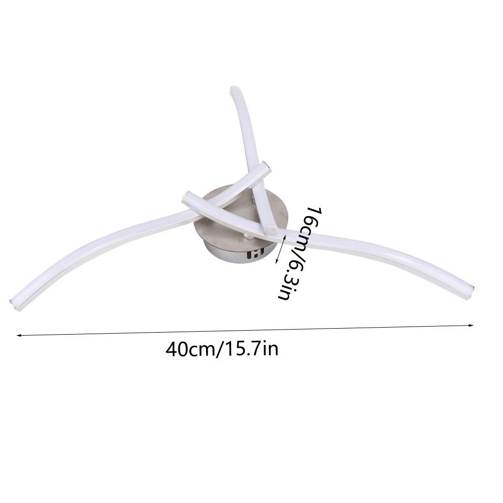 LED Forked Ceiling Light Lamp for Bedroom Balcony Living Room 85-265V