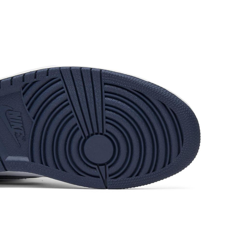 Air Jordan 1 Retro High OG 'Metallic Navy' (Dla obu płci) Białe / Granatowe Vintage Buty do Koszykówki 555088 106