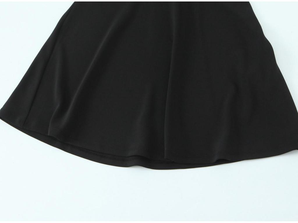 Spring 2025 Women's European & American Style Halter Neck Short Dress