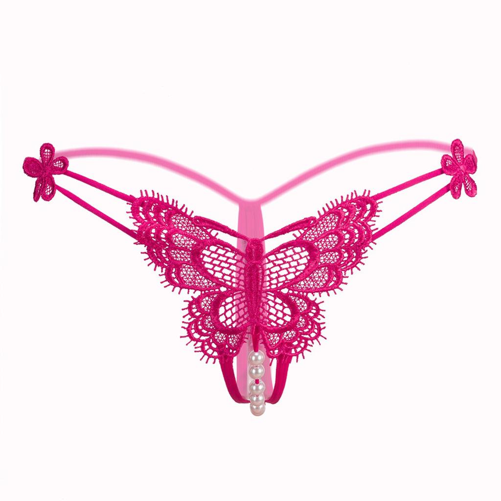 Sexy Women's Panties Erotic Lace Female G-String Lace Women Underwear Free Size Pearl Women's Lingerie Transparent Pantys Thongs