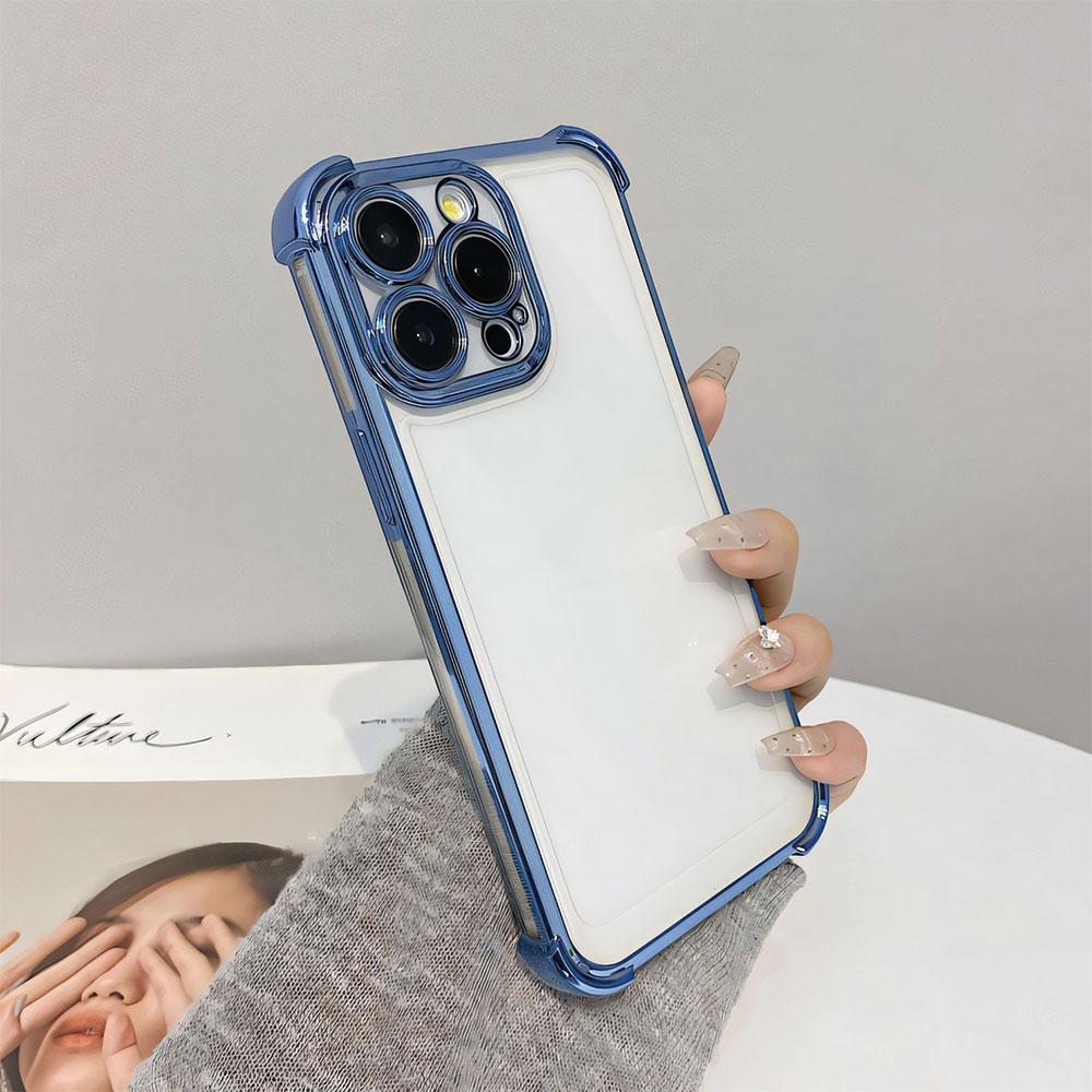 For Tecno Spark Go 1 2025 2024 2023 Spark 20 20C 10C Pop 9 8 7 Pro Case Clear Luxury Shockproof Four Corner Electroplated Cover
