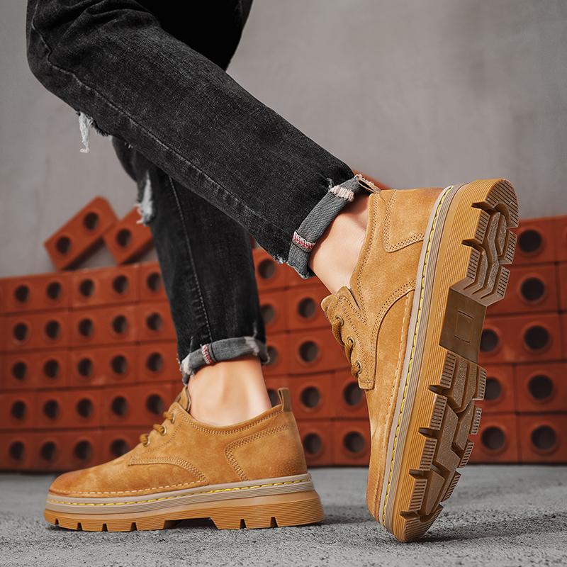 Mode Herren Lederschuhe Abendschuhe Handgefertigt Atmungsaktive Flats Sneakers Arbeitsschuhe