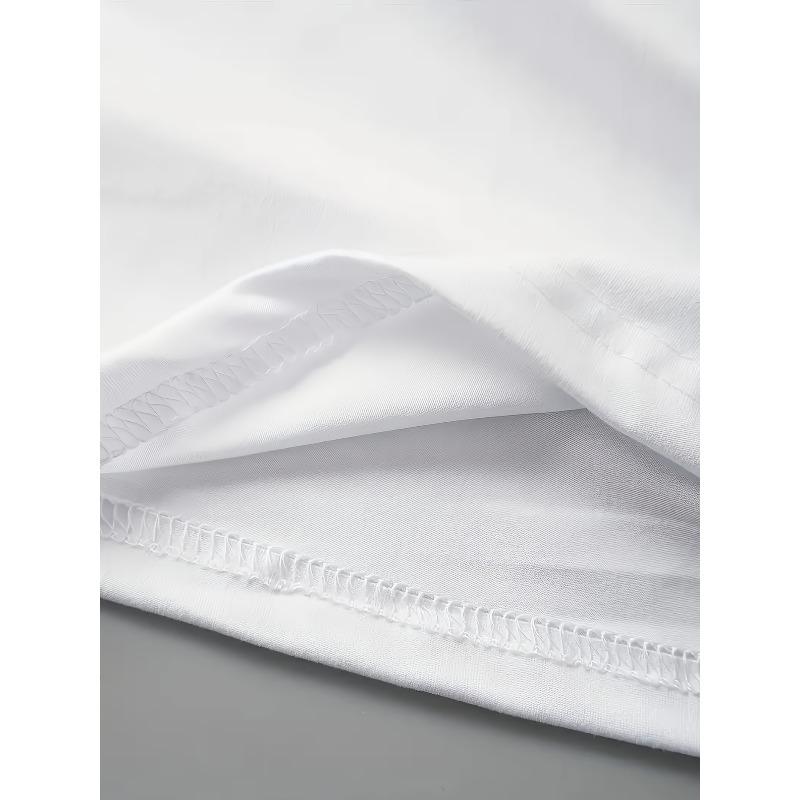 Europäische Größe Damen Leopardendruck Schleife Hoher Absatz Grafik-T-Shirt - Schwarz Rundhals Kurzarm Oberteil, Ganzjahresmode, Maschinenwaschbar