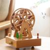 A25F-Wooden Dancer Music Box Musical Box Rotary Musical Box Home Decoration Birthday Gifts Valentine Gift