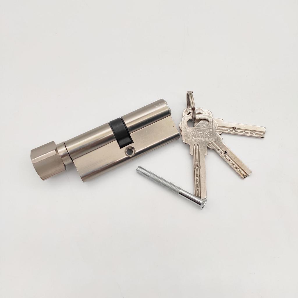 Aluminum Alloy Interior Door Handle Lock Cylinder for Bedrooms