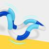 Tangle 10Pcs Fidget Toy Twisting Sensory Toy Hand-Eye Coordination Toy Anxiety Easing Finger Toy For Kid Adult Fine Motor Skills