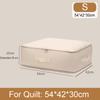 Large Capacity Quilt Storage Bag Bedroom Cloth Compression Bag Duvet Storage Bag Wardrobe Organizer Save Space Compressible Bag