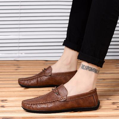 Penny Loafers Herren Flats Übergröße 46 Herren Freizeitschuhe Leichtgewicht Slip-On Weiches Leder Herren Fahrschuhe Mann Mokassins 2025