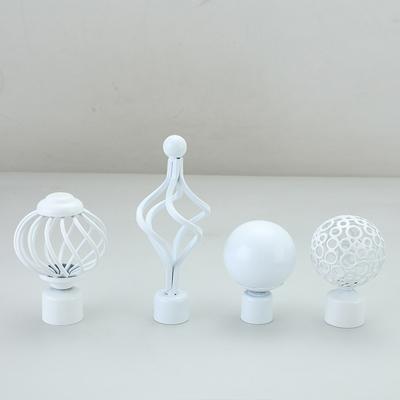 2 Adet Oyuk Demir Perde Çubuğu Uç Kapakları Perde Aksesuarları Yedek Roma Perde Çubuğu Başlığı Ev Dekorasyonu