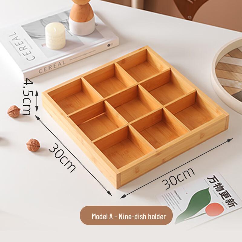 Japanese Style Bamboo Fiber Snack & Fruit Tray